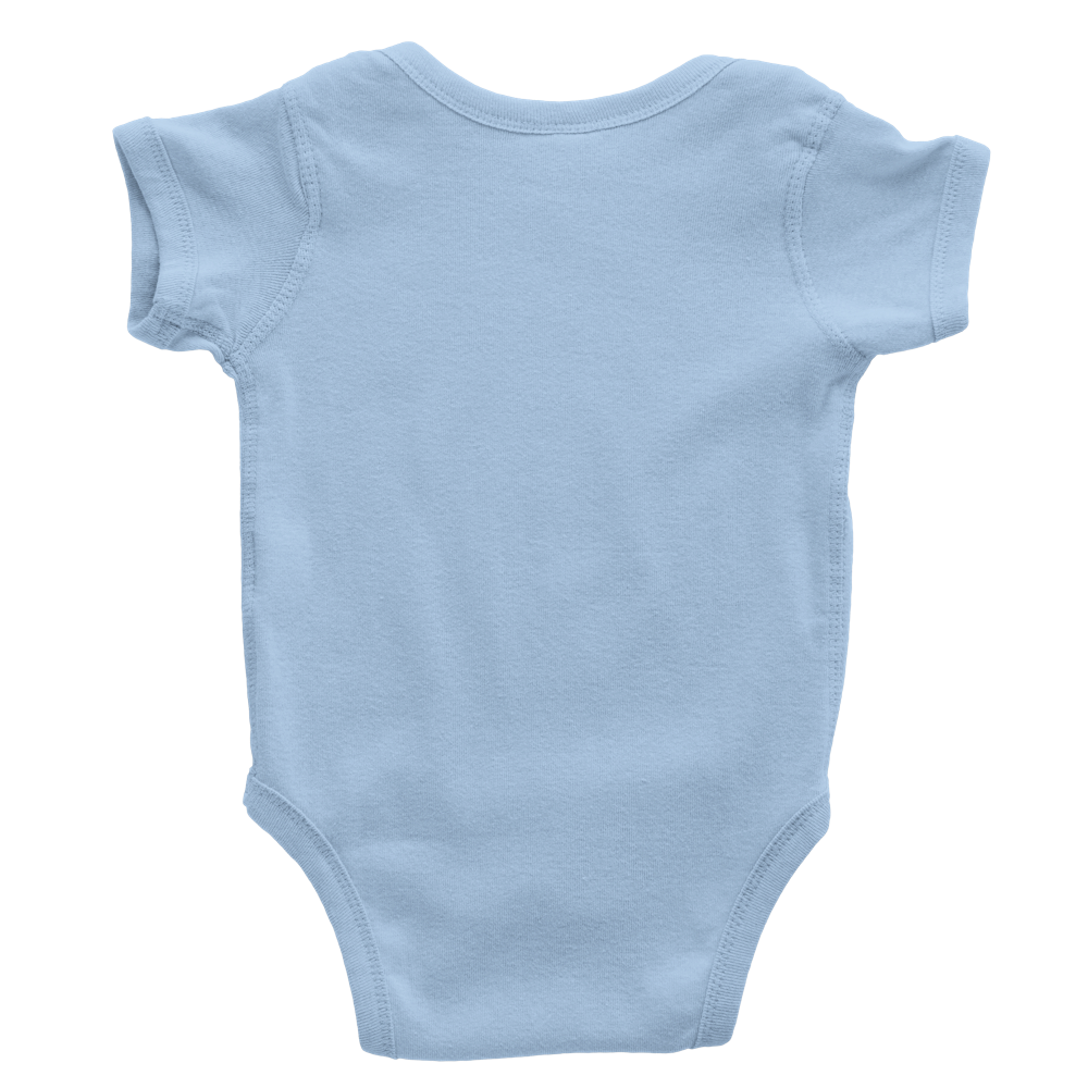 Super Style Font in Letter 'U' - Baby Short Sleeve Onesie