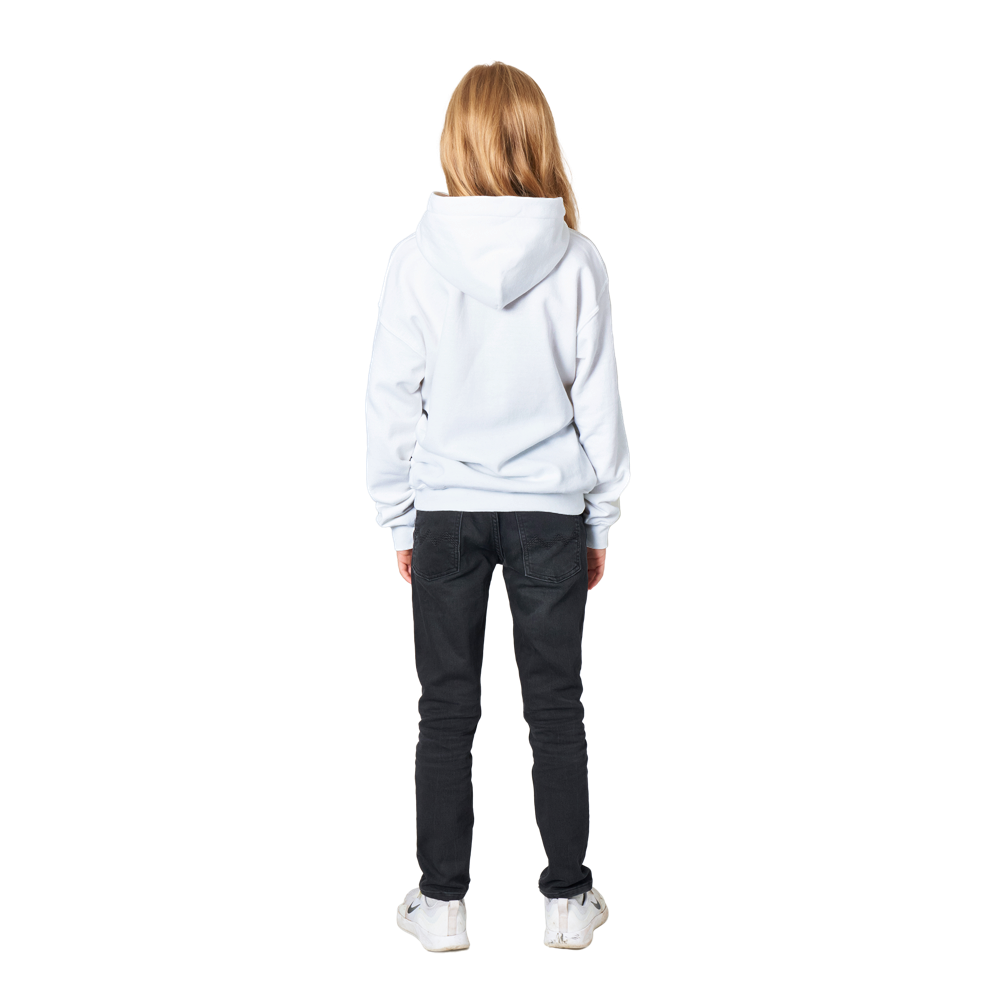 Super Style Font in Letter 'N' - Kids Unisex Pullover Hoodie