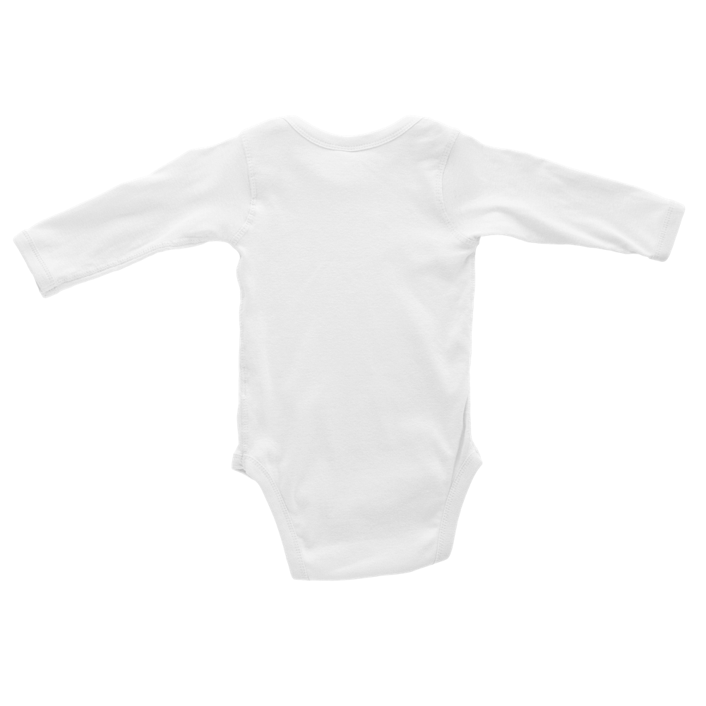 Super Style Font in Letter 'O' - Baby Long Sleeve Onesie