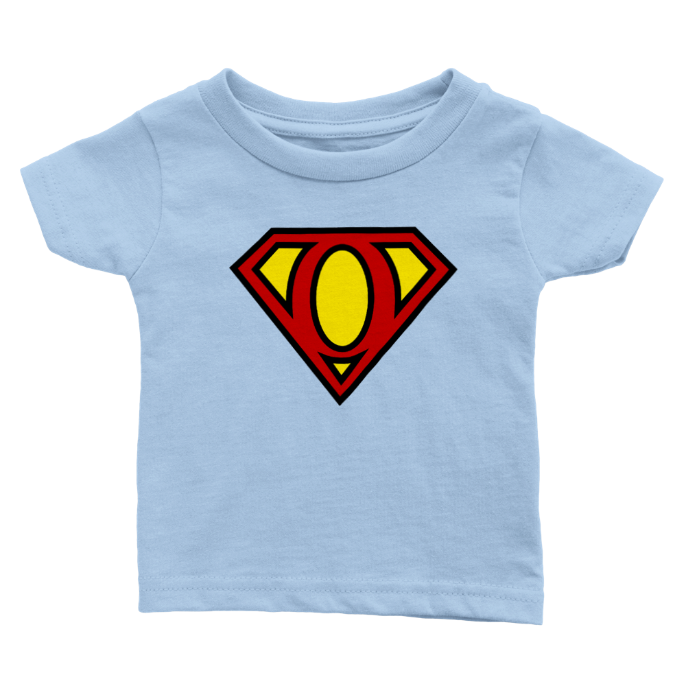 Super Style Font in Letter 'O' - Baby Crewneck T-shirt