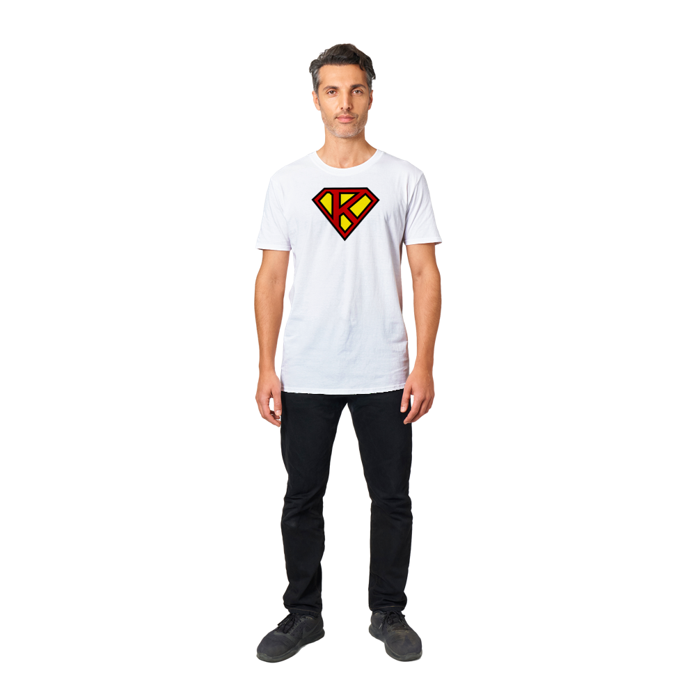 Super Style Font in Letter 'K' - Mens Crewneck T-shirt