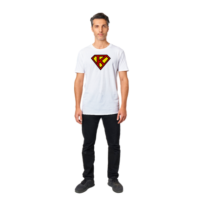 Super Style Font in Letter 'K' - Mens Crewneck T-shirt