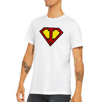 Super Style Font in Letter 'I' - Mens Crewneck T-shirt