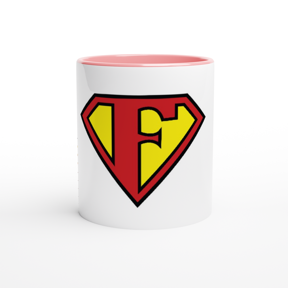 Super Style Font in Letter 'F' - Ceramic Mug