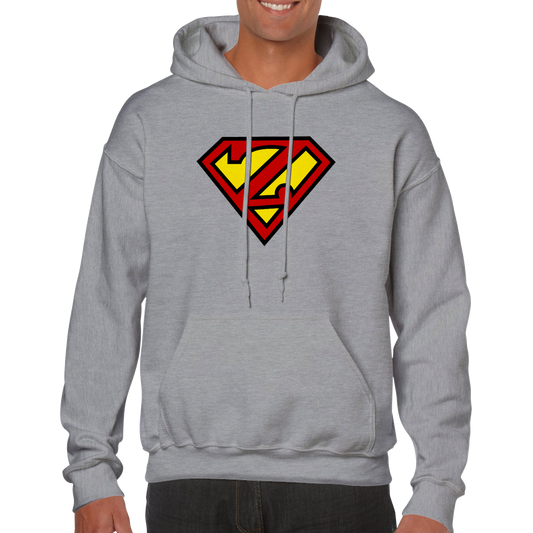 Super Style Font in Letter 'Z' - Adults Unisex Pullover Hoodie