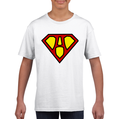 Super Style Font in Letter 'A' - Kids Unisex Crewneck T-shirt