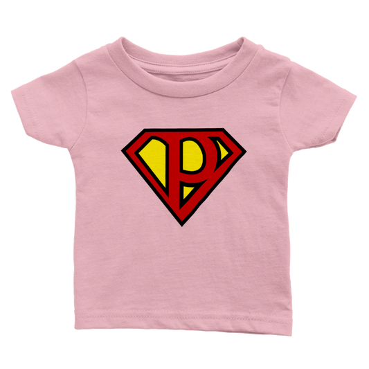 Super Style Font in Letter 'P' - Baby Crewneck T-shirt