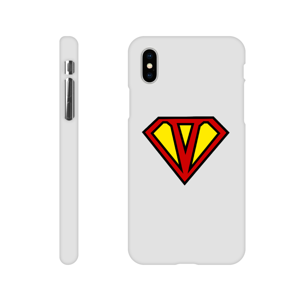 Super Style Font in Letter 'V' - Slim Apple IPhone case