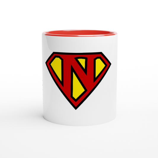 Super Style Font in Letter 'N' - Ceramic Mug