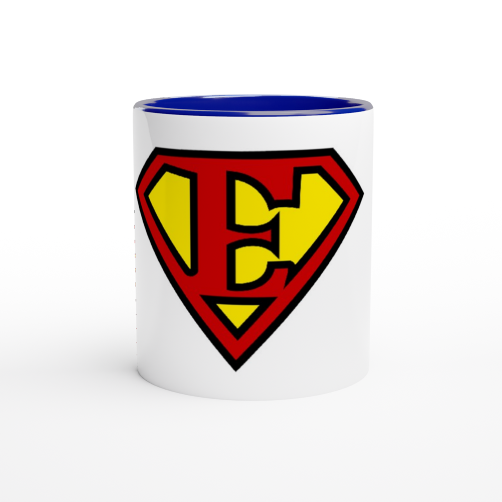 Super Style Font in Letter 'E' - Ceramic Mug