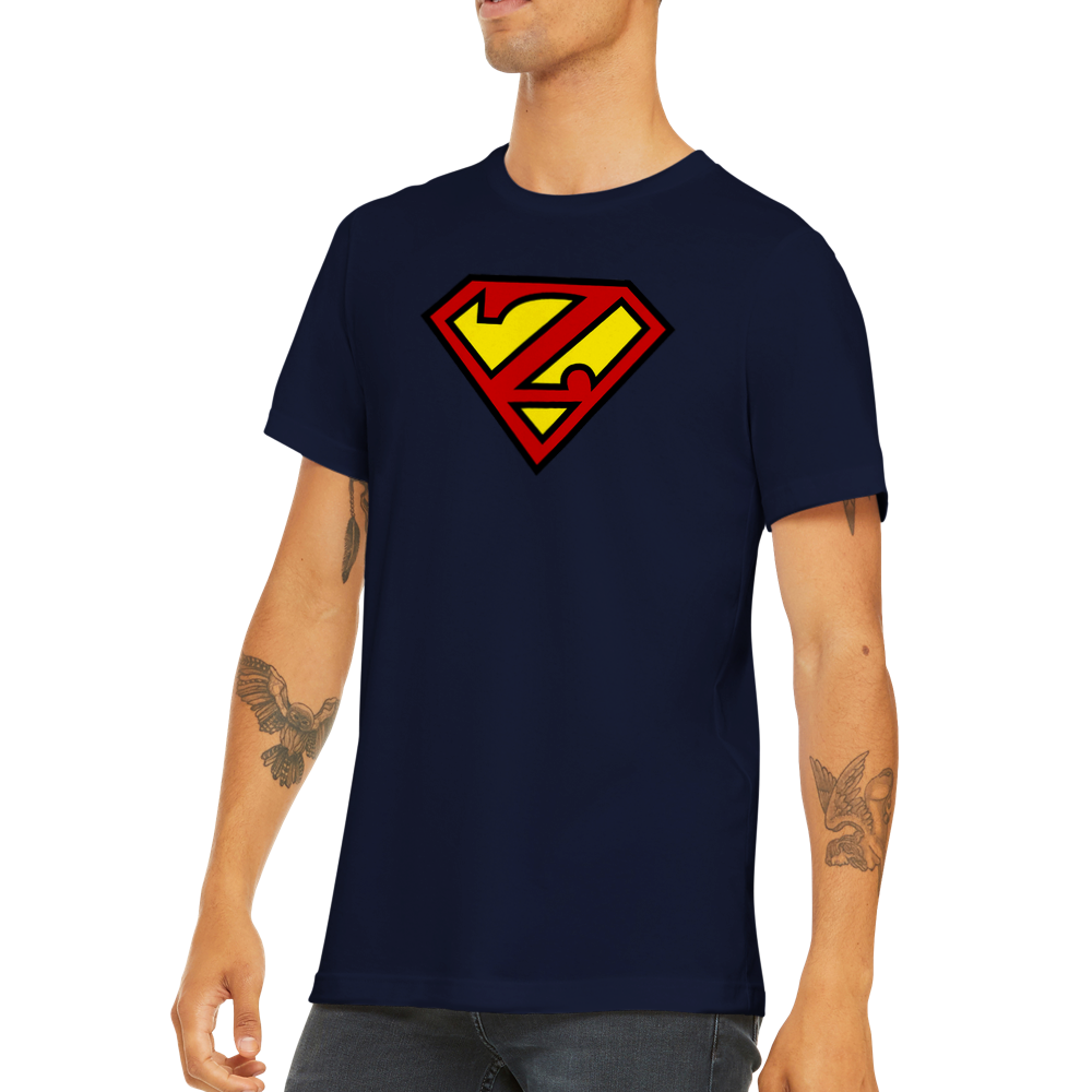 Super Style Font in Letter 'Z' - Mens Crewneck T-shirt