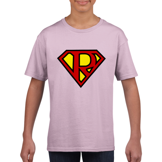 Super Style Font in Letter 'R' - Kids Unisex Crewneck T-shirt