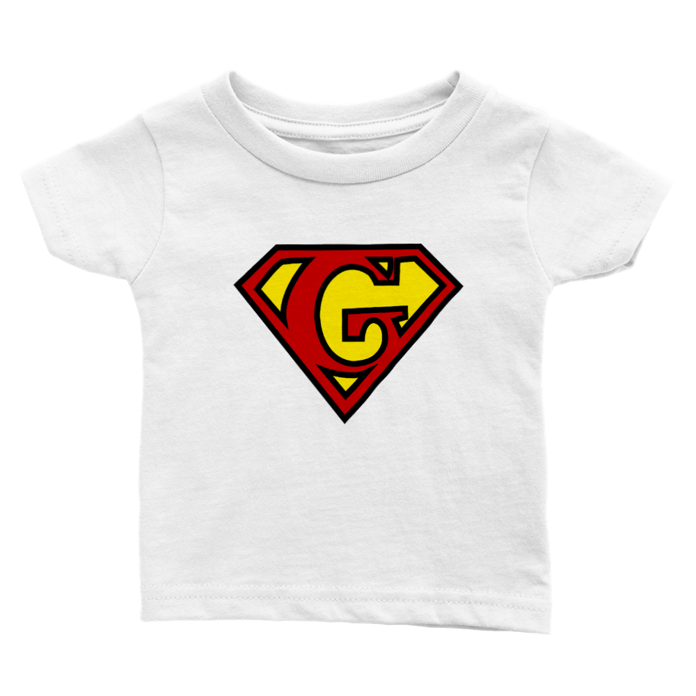 Super Style Font in Letter 'G' - Baby Crewneck T-shirt