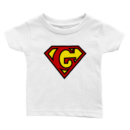 Super Style Font in Letter 'G' - Baby Crewneck T-shirt