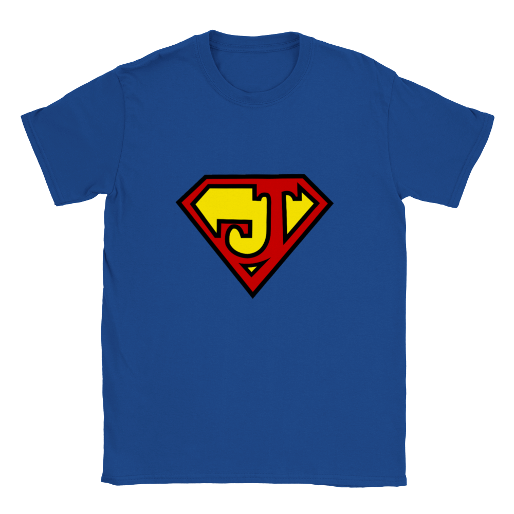 Super Style Font in Letter 'J' - Mens Crewneck T-shirt