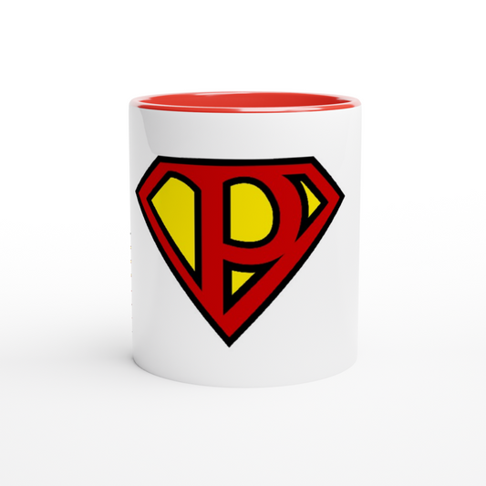 Super Style Font in Letter 'P' - Ceramic Mug