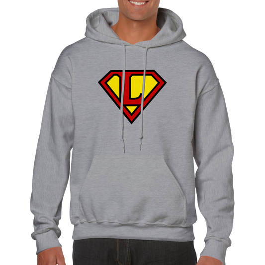 Super Style Font in Letter 'L' - Adults Unisex Pullover Hoodie