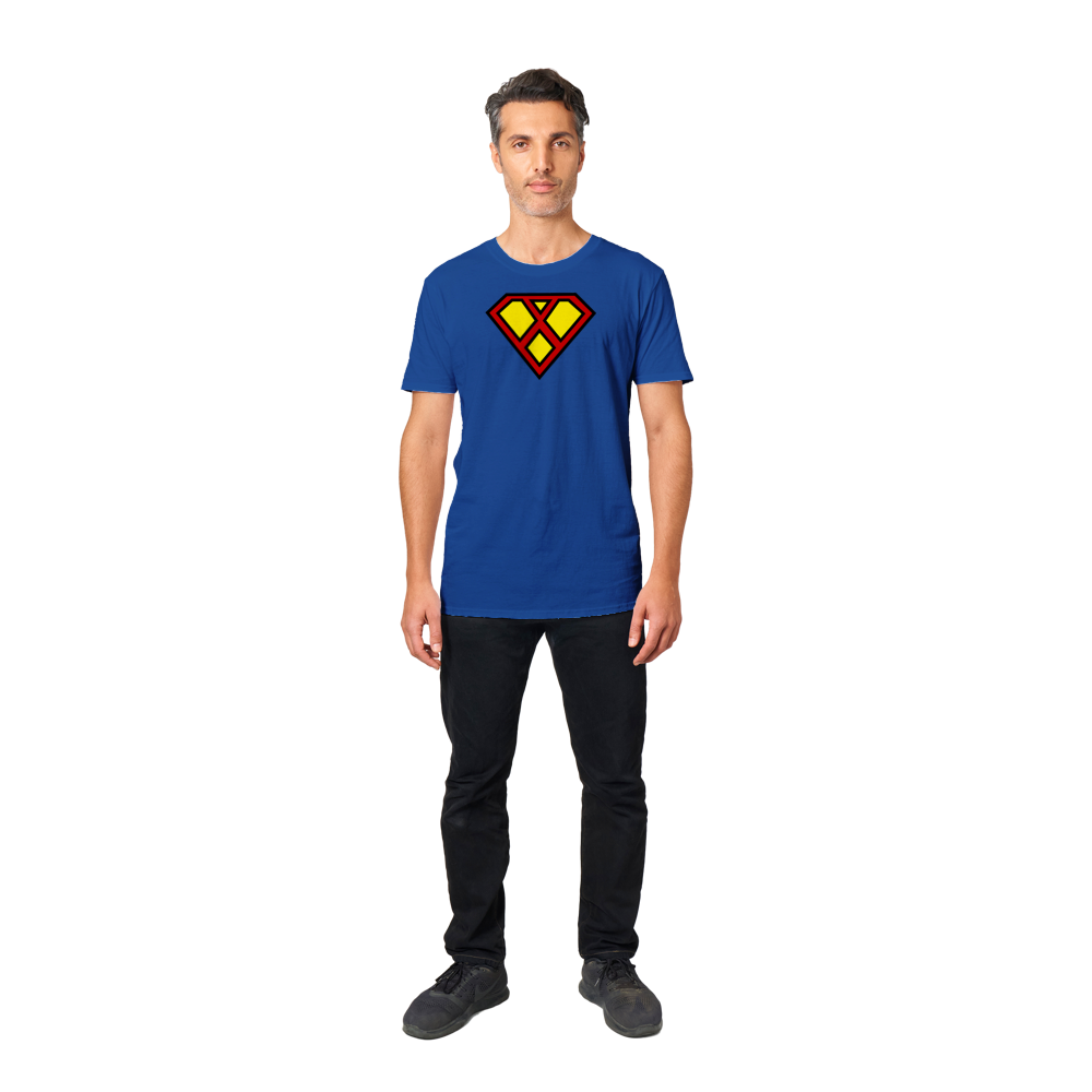 Super Style Font in Letter 'X' - Mens Crewneck T-shirt