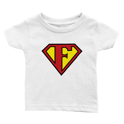 Super Style Font in Letter 'F' - Baby Crewneck T-shirt