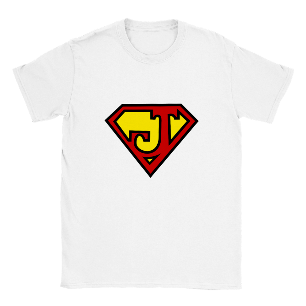 Super Style Font in Letter 'J' - Mens Crewneck T-shirt