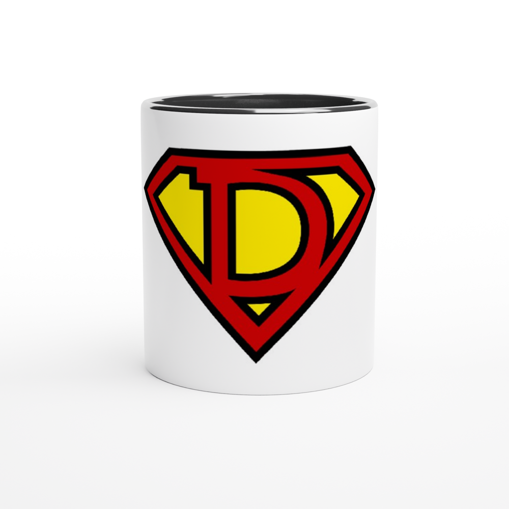 Super Style Font in Letter 'D' - Ceramic Mug