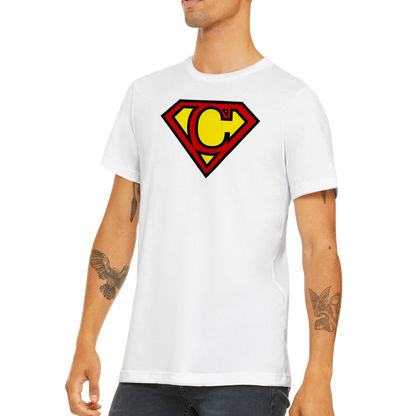 Super Style Font in Letter 'C' - Mens Crewneck T-shirt