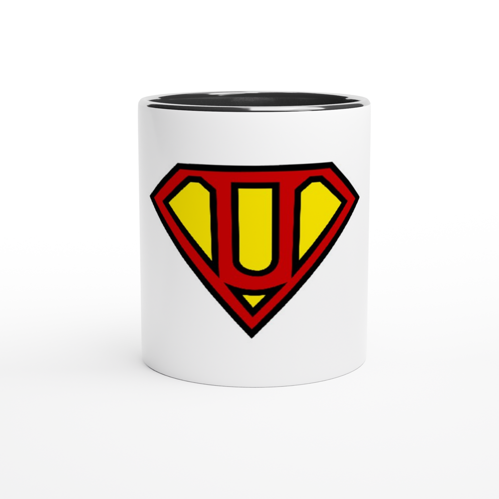 Super Style Font in Letter 'U' - Ceramic Mug