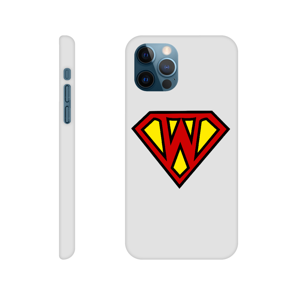 Super Style Font in Letter 'W' - Slim Apple IPhone case