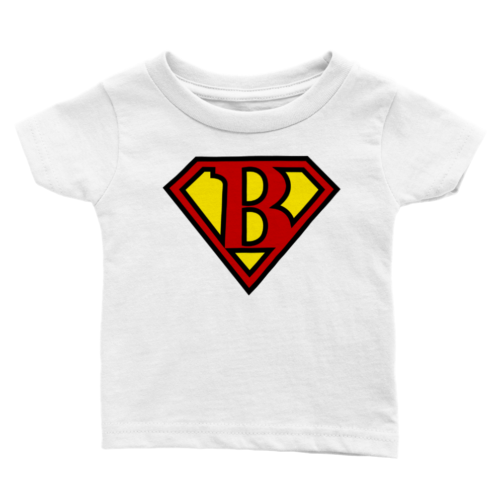 Super Style Font in Letter 'B' - Baby Crewneck T-shirt