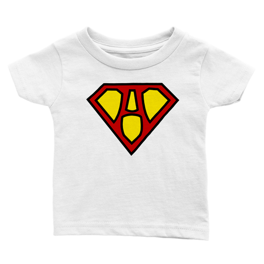 Super Style Font in Letter 'A' - Baby Crewneck T-shirt