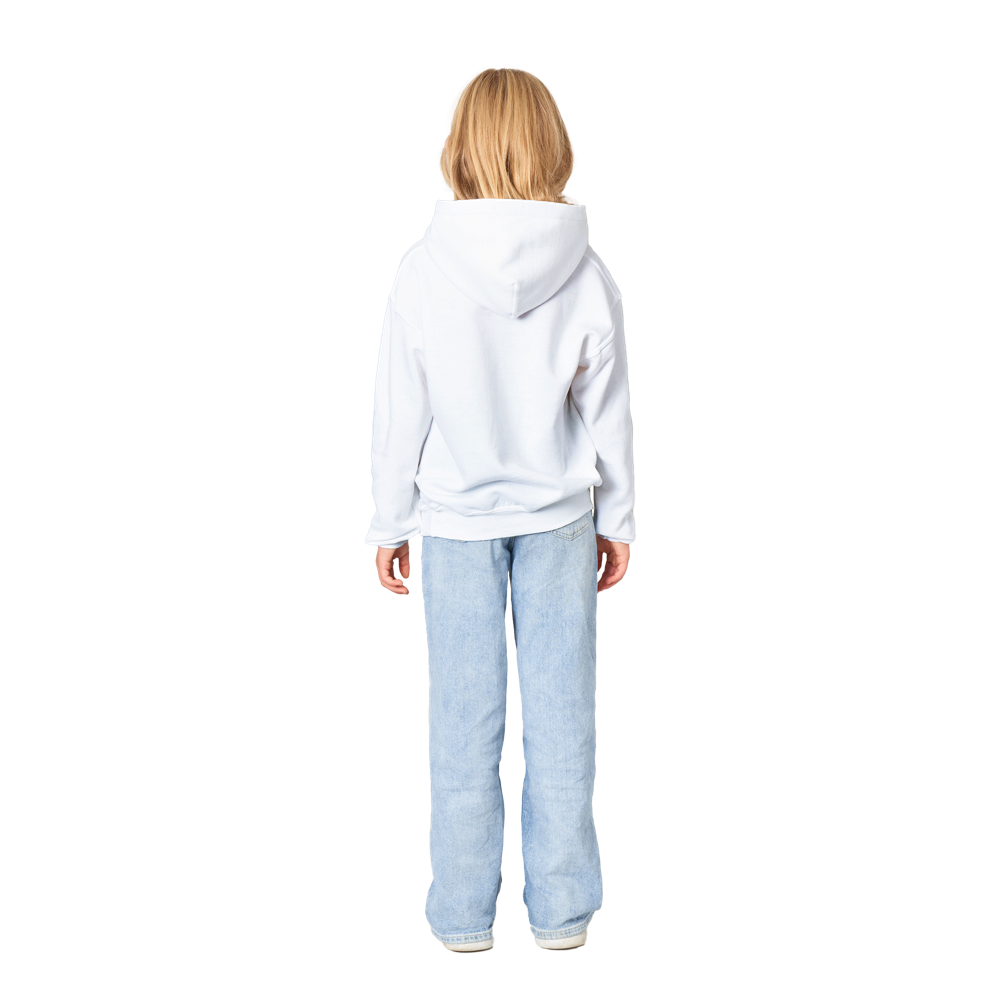 Super Style Font in Letter 'E' - Kids Unisex Pullover Hoodie