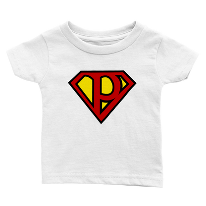 Super Style Font in Letter 'P' - Baby Crewneck T-shirt