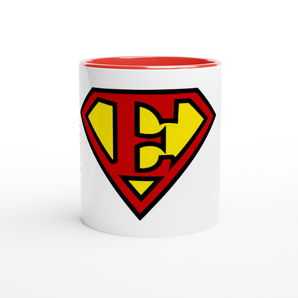 Super Style Font in Letter 'E' - Ceramic Mug