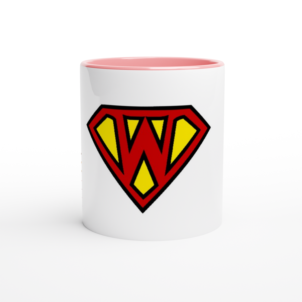 Super Style Font in Letter 'W' - Ceramic Mug