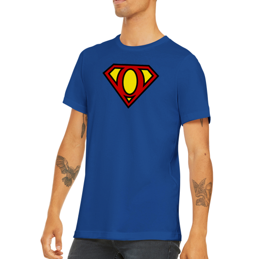 Super Style Font in Letter 'O' - Mens Crewneck T-shirt