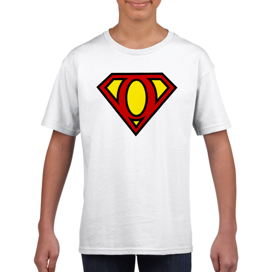 Super Style Font in Letter 'O' - Kids Unisex Crewneck T-shirt