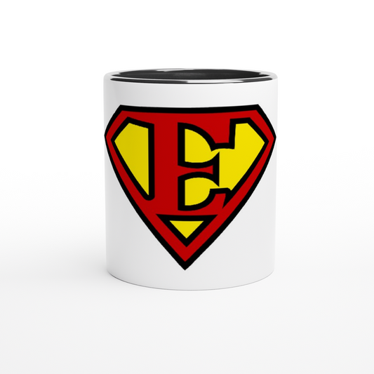 Super Style Font in Letter 'E' - Ceramic Mug