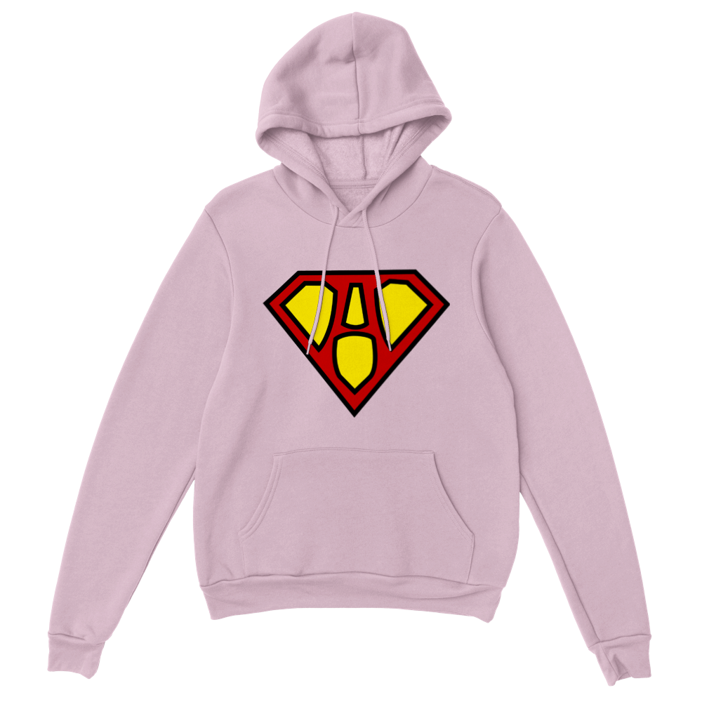 Super Style Font in Letter 'A' - Adults Unisex Pullover Hoodie