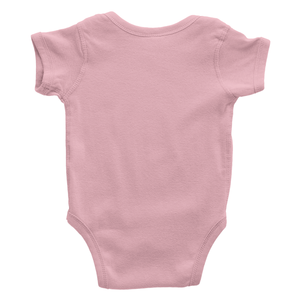 Super Style Font in Letter 'V' - Baby Short Sleeve Onesie