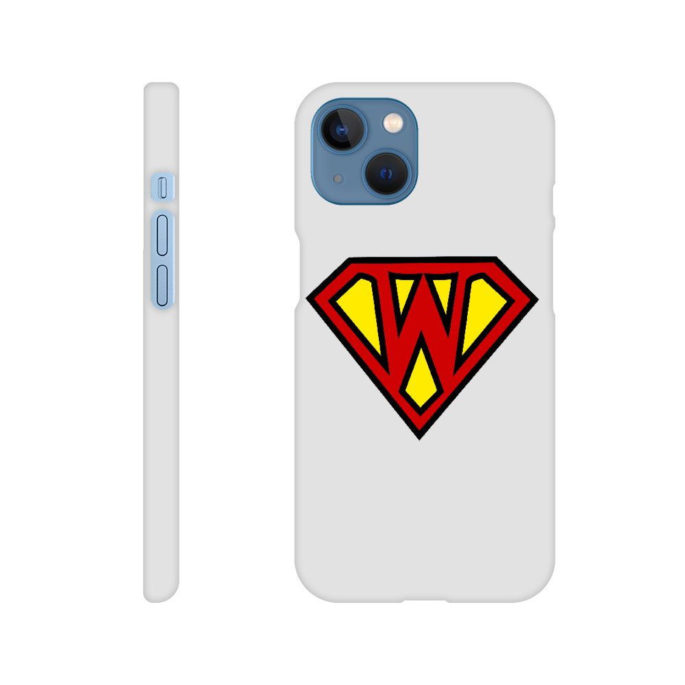 Super Style Font in Letter 'W' - Slim Apple IPhone case