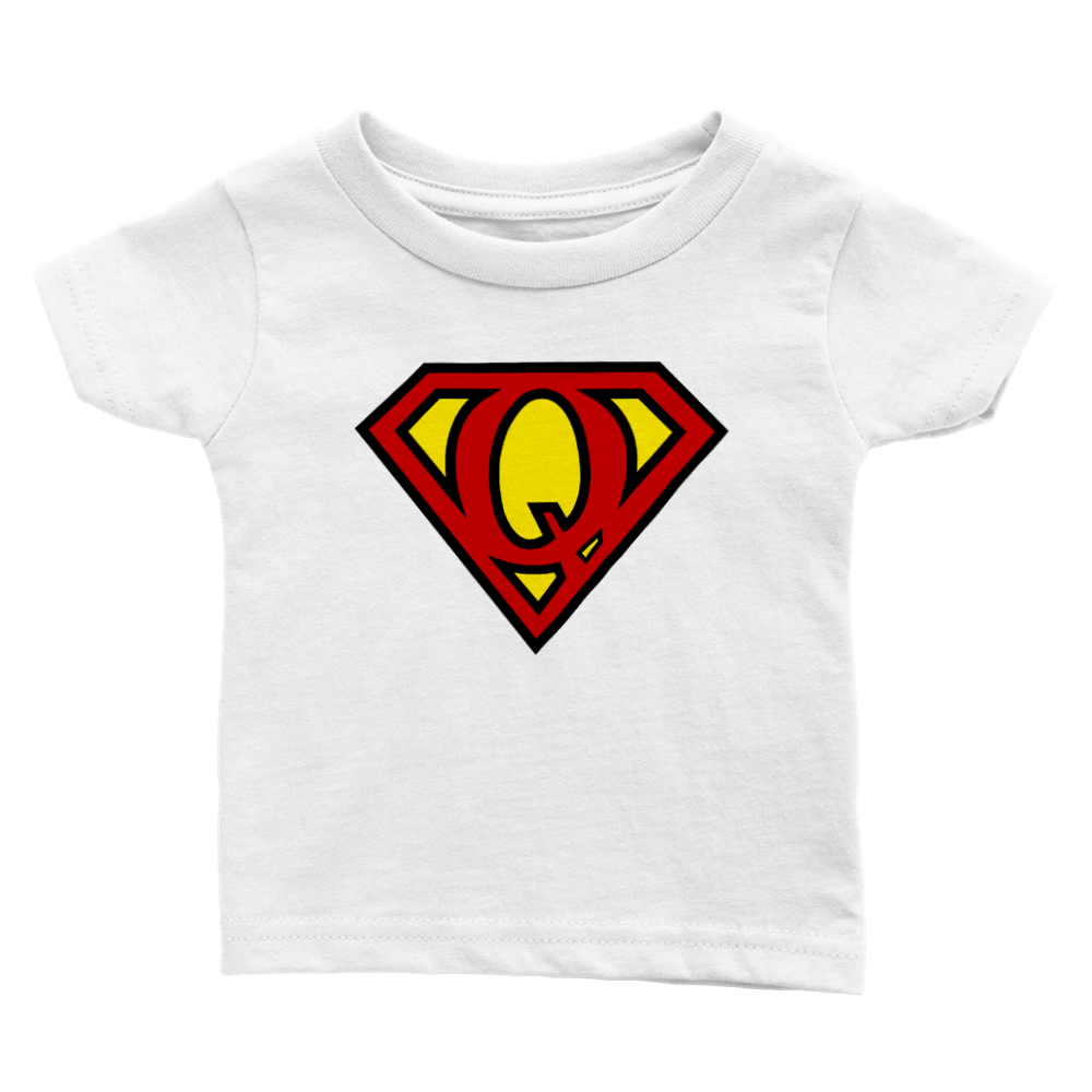 Super Style Font in Letter 'Q' - Baby Crewneck T-shirt