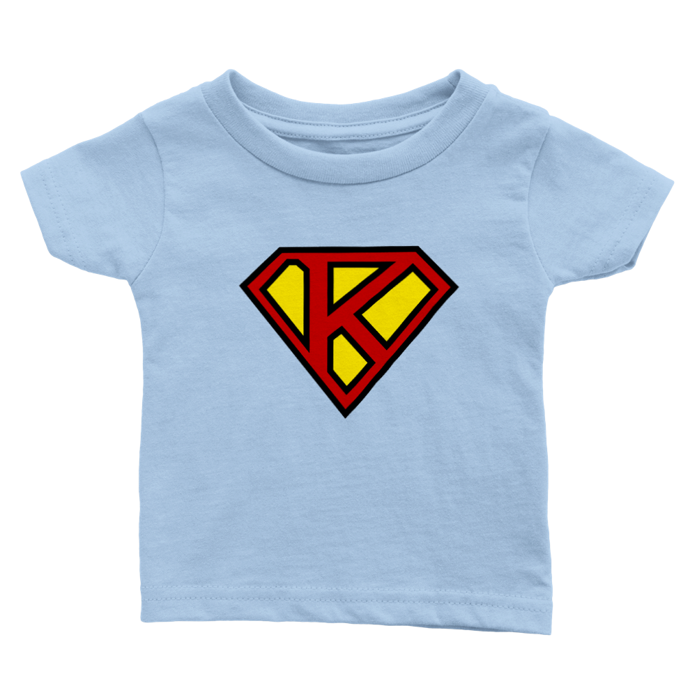 Super Style Font in Letter 'K' - Baby Crewneck T-shirt