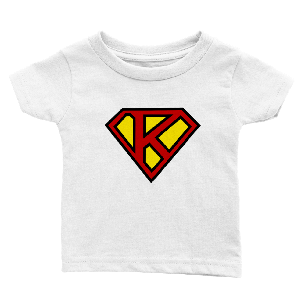 Super Style Font in Letter 'K' - Baby Crewneck T-shirt