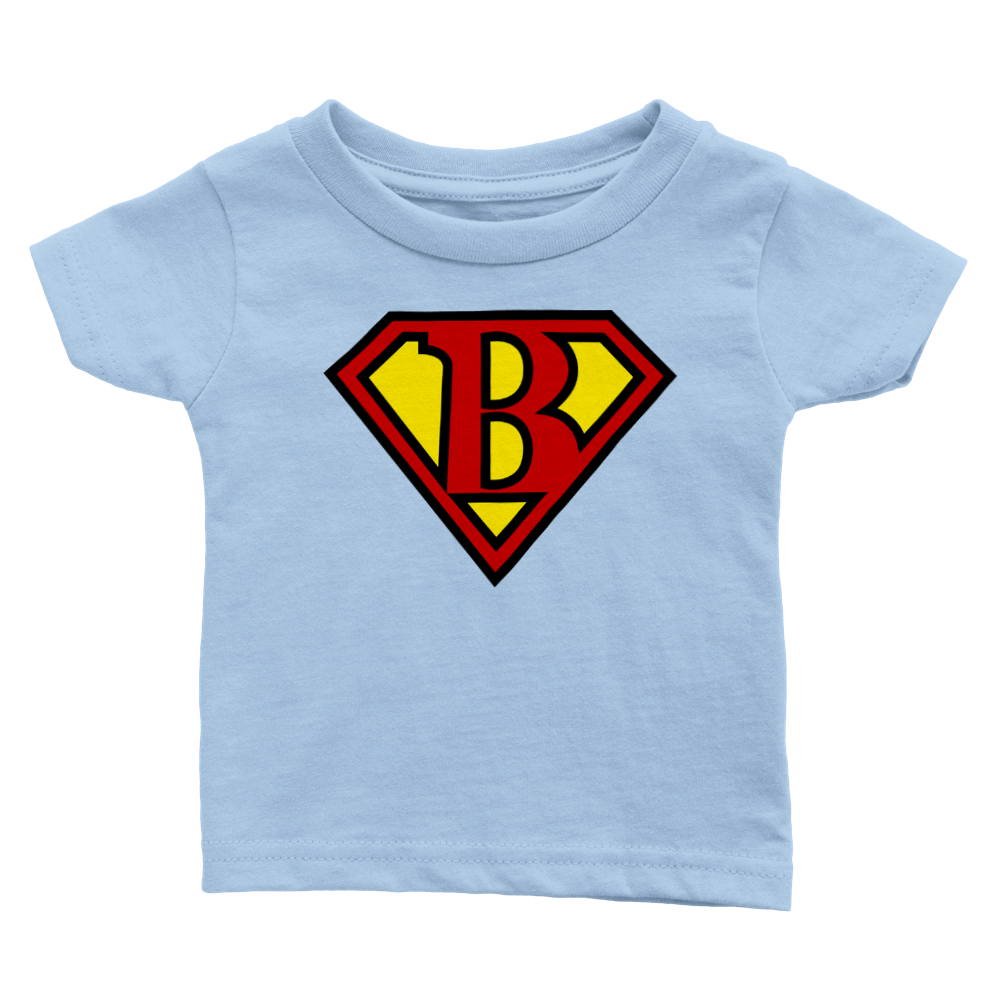 Super Style Font in Letter 'B' - Baby Crewneck T-shirt