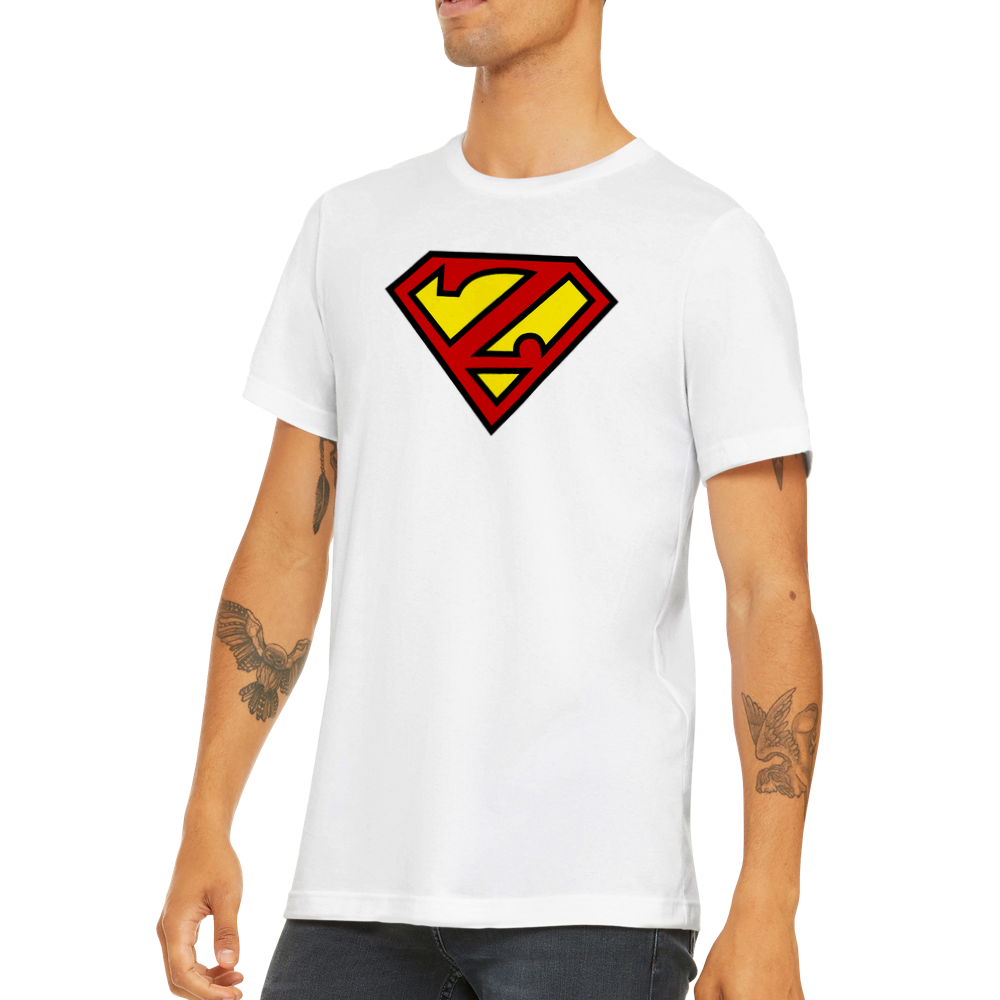 Super Style Font in Letter 'Z' - Mens Crewneck T-shirt