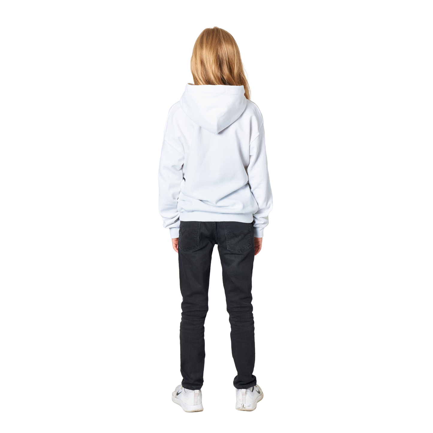 Super Style Font in Letter 'D' - Kids Unisex Pullover Hoodie