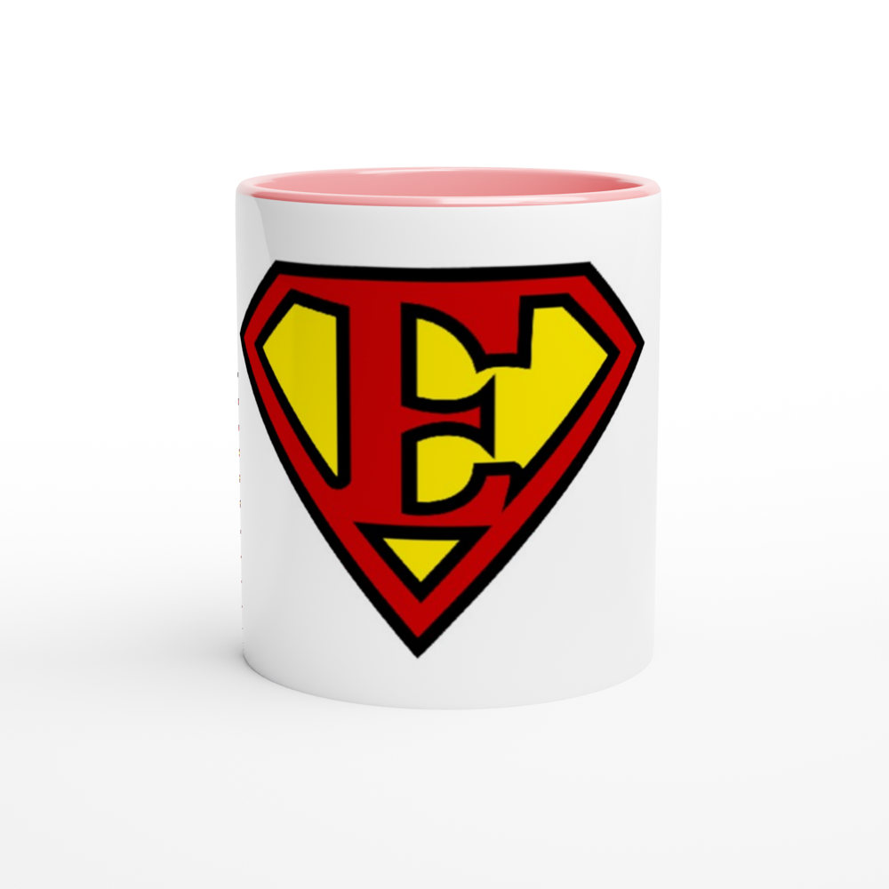 Super Style Font in Letter 'E' - Ceramic Mug