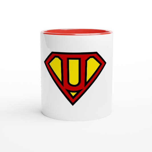 Super Style Font in Letter 'U' - Ceramic Mug