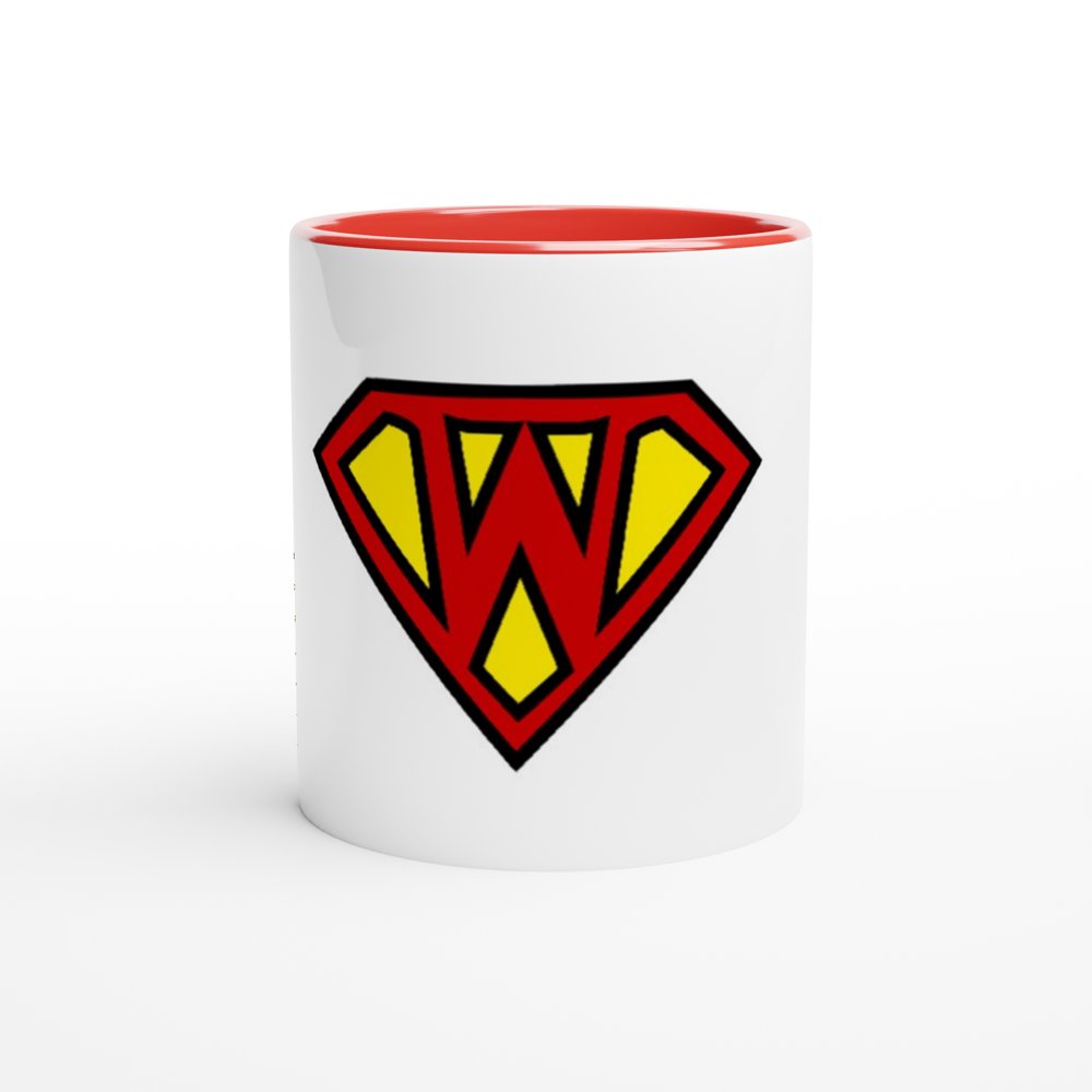 Super Style Font in Letter 'W' - Ceramic Mug