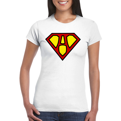 Super Style Font in Letter 'A' - Womens Crewneck T-shirt